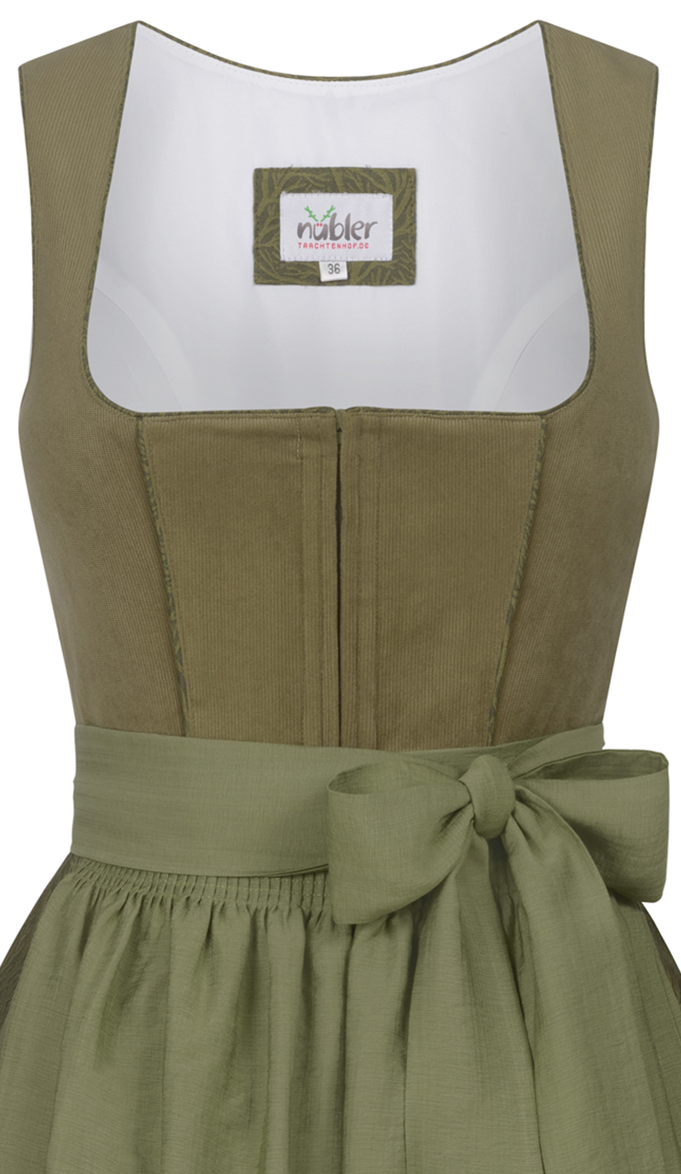 Midi Dirndl Luise in Grün von Nübler