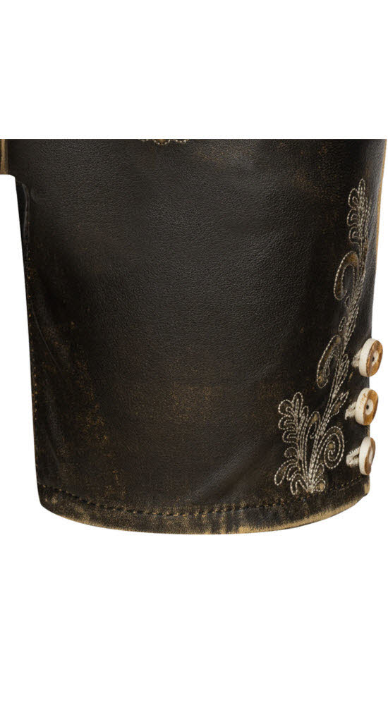 Lederhose Hotpants Zelda in Braun von Nübler
